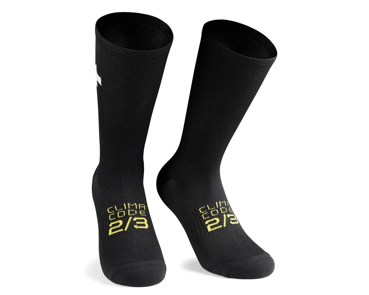 Assos Spring Fall Socks (P1) (Black Series) (Assos Size 0)